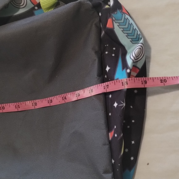 Kids Book Bag Rocket & Planet Design Unknown Manufacturer NWOT never used - Picture 6 of 11